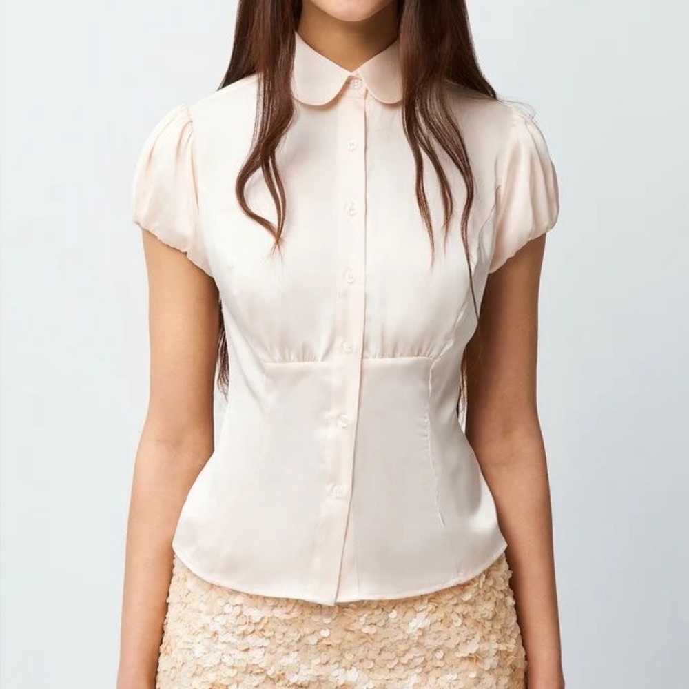 Guizio Liana Satin Top
